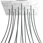 Creative Cables Kroq4014f105 Xxl Rose-one Square Carrara Marmor Rose Kit