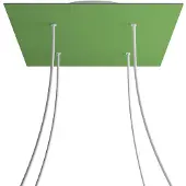 Creative Cables Kroq404f116 Xxl Rose-one Square Green Meadow Rosesett