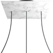 Creative Cables Krovnq403lf105 Xxl Rose-one Square Carrara Marble Rose Kit
