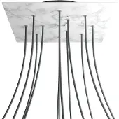 Creative Cables Krovnq4012f105 Xxl Rose-one Square Carrara Marmor Rosesett