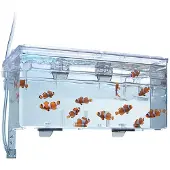 Fluval akvarium, for fisk, opphengt, klart, glass, størrelse L, 12 x 26 x 14 cm, 2l