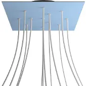 Creative Cables Krovnq4012f114 Xxl Rose-one Square Light Blue Rose Kit