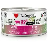 Disugual Frukt Svinekjøtt Eple 12x150g Våtfor Til Hund