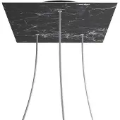 Creative Cables Krovnq403tf104 Xxl Rose-one Square Marquina Marmor Rosesett