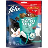 Purina Felix Party Mix Seaside Mix 200g Mellommåltid 5 Enheter