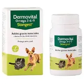Stangest Dermovital Omega 3-6-9 Kosttilskudd For Kjæledyr 60 Enheter