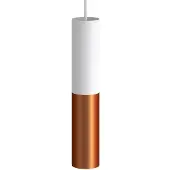 Creative Cables Tub-e14 Spotlampe Med Dobbelt Metallrør. Med Dobbel ламpeholderring