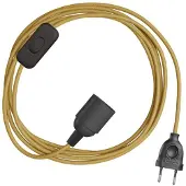 Creative Cables Snakebis E14 Lampesokkel Med Ledning 3 M
