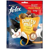 Purina Felix Party Mix Original Mix 200g Mellommåltid 5 Enheter