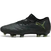 Puma FUTURE 8 ULTIMATE FG Low Football Boots Unisex, Shoes, Black/Fizzy Light/Green Terrain, 41