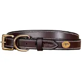 Dyon Flat Leather Hundehalsbånd