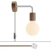 Creative Cables Med Bulb Spostaluce Trelampe Med Buet Forlengelse