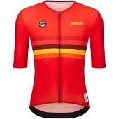 Santini Uci World Champion Spain 2025 Kort Ermet Trøye