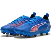 Puma ULTRA 6 PRO FG/AG Football Boots Youth, Shoes, Ultra Blue/White/Glowing Red, 33