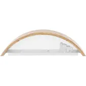 TEMAR LIGHTING Vegglampe Cleo D1DR410, eiketre, 41 cm lang, E27