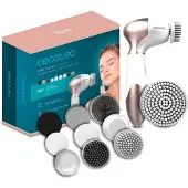Cecotec 03371, Roterende børste, Brun, Hvit, Alle hudtyper, Grep som ikke glir, 9 stykker