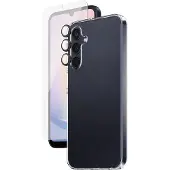 PanzerGlass SAFE. by - 3-i-1 beskyttelsespakke - skjerm / linse / bakbeskyttelsessett for mobiltelefon - glass - for Samsung Galaxy A25