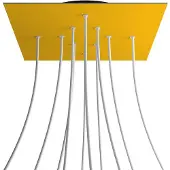 Creative Cables Krovnq4010f113 Xxl Rose-one Square Sennepsgul Rose-sett