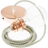 Creative Cables Rd62 Lozenge 50 Cm Hengelampe Pendel For Lampeskjerm