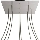 Creative Cables Stål Krovnq409ef109 Xxl Rose-one Sett Med Firkantede Satengroser