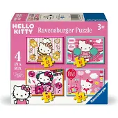 Ravensburger Hello Kitty 4 Puslespill I En Eske