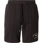 Puma Class 8" Pintuck Shorts Men, Clothing, Black, XL