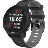 INF Klokkereim til Garmin Forerunner 245 / 645 / Vivoactive / Vivomove silikon Black
