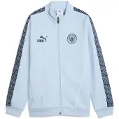 Puma Manchester City KING Anthem Jacket Youth, Clothing, Silver Sky/Deep Navy, 15-16Y