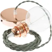 Creative Cables Tc63 Diy 50 Cm Hengelampe Pendel For Lampeskjerm