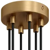 Creative Cables Krm126fotsterm Metall Sylindrisk Lampe Takrosett Kit