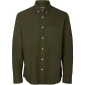 Selected Regrick Oxford Flex Skjorte Med Lange Ermer