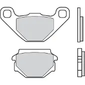 Brembo 07015 Organiske Bremseklosser