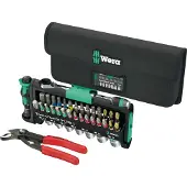 Wera Tool-check Combi 1 Skralle Sett Med Bits Og Piper