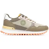 Xti for woman. 14415603-KAKI Trainers 144156 green (37), Flat, Laces, Casual
