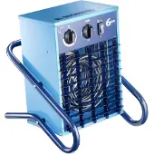Bahco VF6, Viftedrevet elektrisk romvarmer, 2 m, IP44, CE, Innendørs, Gulv