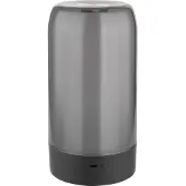 Globo Sandrina LED-bordlampe, grå, Ø 10 cm Bluetooth, RGB