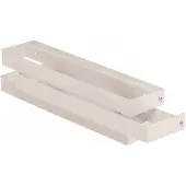 Sollux Vegglampe Marcellus, hvit, bredde 42 cm