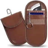 Tech-Protect KLR100 RFID-blokkerende bilnøkkelveske - brun