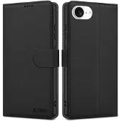 TechProtection Wallet Case for iPhone 16e / 17e - matt black