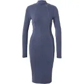 G-Star Washed Slim Rib Kjole Med Lange Ermer
