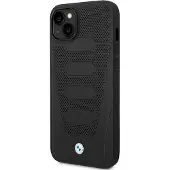 BMW Etui BMHCP14S22RPSK iPhone 14 6,1" svart/svart Skinnseter Mønster