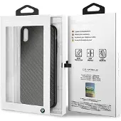 BMW Siganture Carbon-etui for iPhone Xs Max - Svart