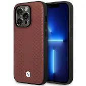 BMW Bmhmp14l22rfgr Iphone 14 Pro 6.1 Leather Diamond Pattern Telefondeksel