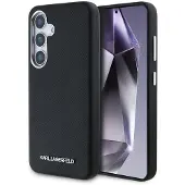 Karl Lagerfeld Samsung Galaxy S25+ Saffiano Metal Logo Deksel - Svart