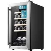 Cecotec vinkjøleskap Vinoteca GrandSommelier 1550 Inox Compressor