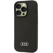 Audi silikonetui "$0000010n" 16 Pro 6,3" svart/svart hardcase AU-LSRIP16P-Q3/D1-BK
