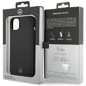 Mercedes Silicone Line MagSafe-etui for iPhone 14 Plus - svart