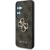 GUESS Samsung Galaxy S25+ 4G Big Metal Logo Hybrid-deksel - Brun