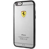 Ferrari Hardcase FEHCP6LBK iPhone 6/6S Plus racingskjold gjennomsiktig svart