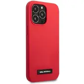 Karl Lagerfeld KLHCP13LSLMP1R iPhone 13 Pro / 13 6,1" hardcase rød/rød silikonplate